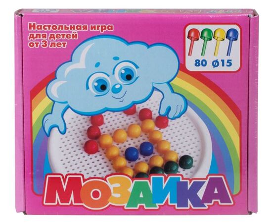 Мозаика 80 фишек, 4 цвета