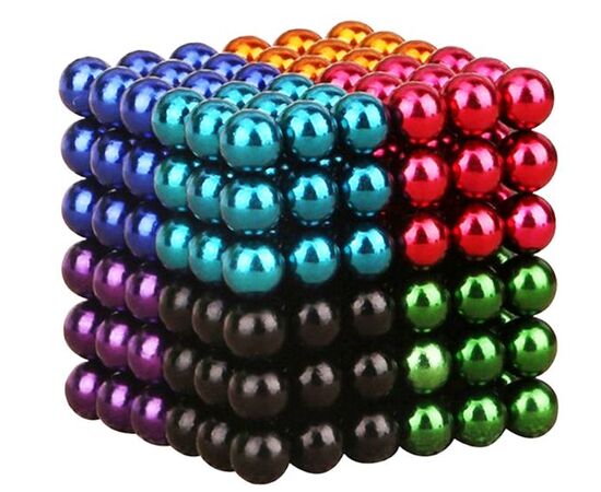 Неокуб, 216 шариков по 5 мм, разноцветный (8 цветов)