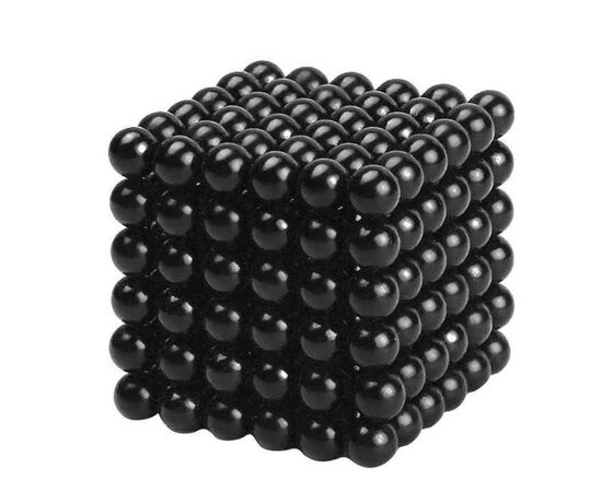 Неокуб, 216 шариков по 5 мм, цвет черный