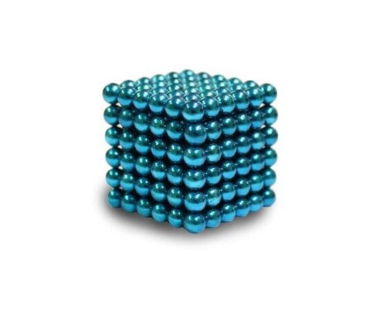 Неокуб, 216 шариков по 5 мм, цвет голубой металлик