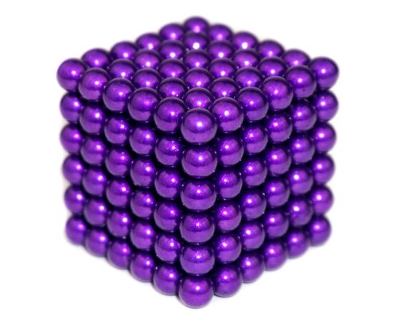 Неокуб, 216 шариков по 5 мм, цвет сиреневый металлик