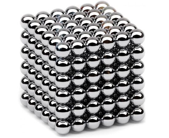 Неокуб, 216 шариков по 7 мм, цвет стали