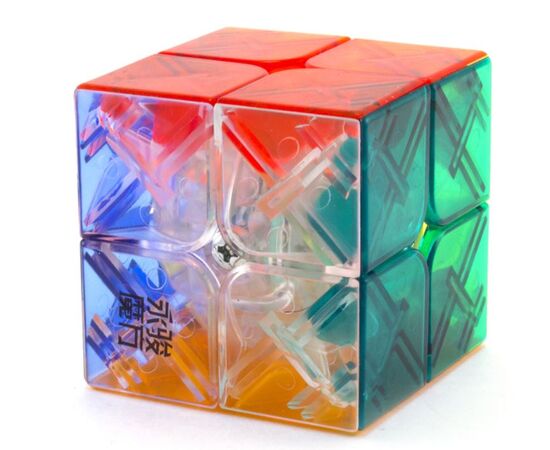 Головоломка кубик "MoYu YuPo" 2 на 2, прозрачный