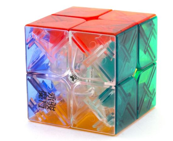Головоломка кубик "MoYu YuPo" 2 на 2, прозрачный
