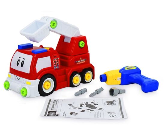 Игровой набор Bebelot "Пожарная машина" 28см + шуруповерт