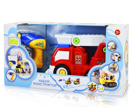 Игровой набор Bebelot "Пожарная машина" 28см + шуруповерт
