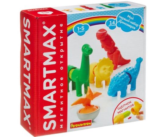 Магнитный конструктор SmartMax "Мой первый набор динозавров"