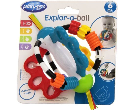 Развивающая погремушка Playgro "Explor-Ball"