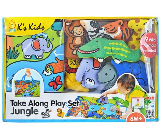 Игровой коврик с мягкими животными "Джунгли зовут"