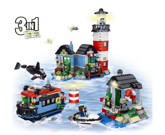 Констурктор "My world 3 в 1" 553 детали