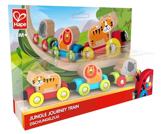 Паровозик на магнитах "Животные" Hape