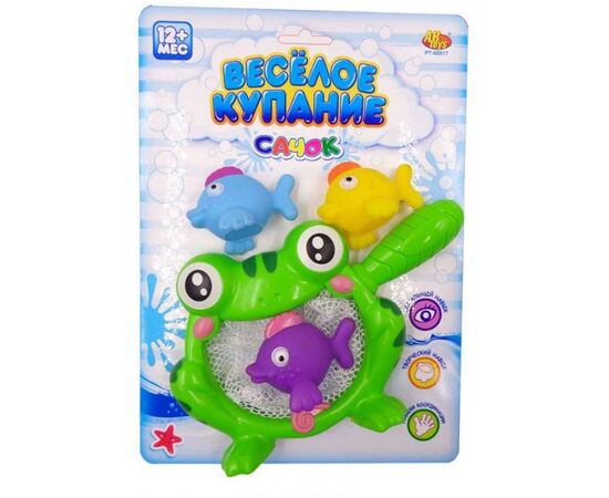 Игрушка для купания "Лягушка-сачок"