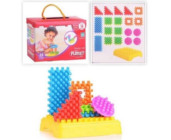 Конструктор GLB027 для малышей "PlaySet" 20 деталей