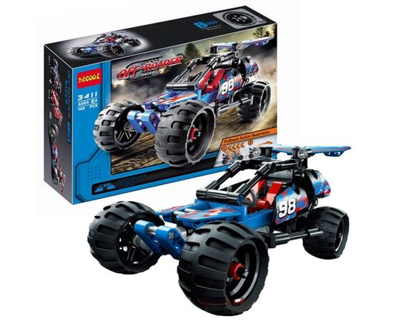 Конструктор с инерционным механизмом "Racer Off-Roader" 160 деталей