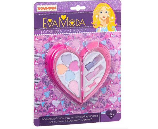 Косметика для девочек в сердце "Eva Moda"
