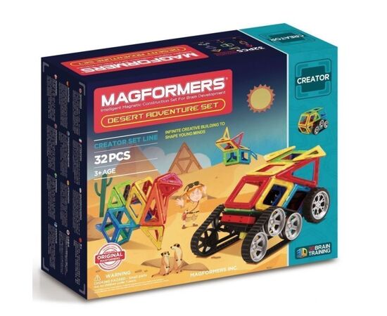 Магнитный конструктор Magformers "Desert Adventure set", 32 детали