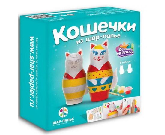 Набор для создания игрушек "Кошечки", 2 шт