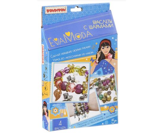Делаем браслеты с шармами "Eva Moda"
