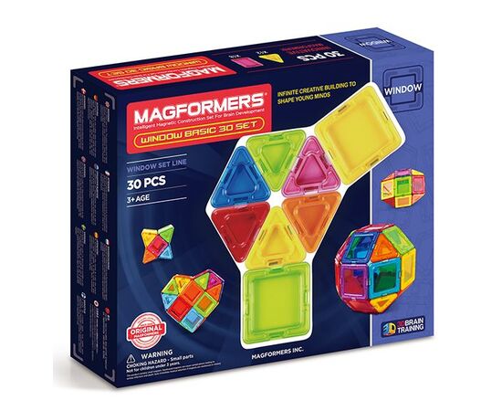 Магнитный конструктор Magformers "Window set line" 30 деталей