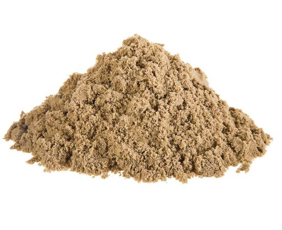 Марсианский песок с формочками, натуральный цвет 500 г + 10 формочек животных