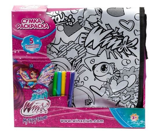 Сумка-раскраска T56990 "WinX. My Fairy Friend"