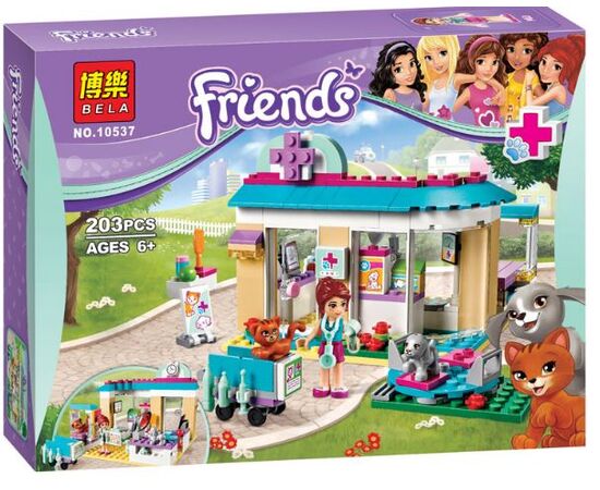 Конструктор Bela "Friends" Ветеринарная клиника, 203 детали