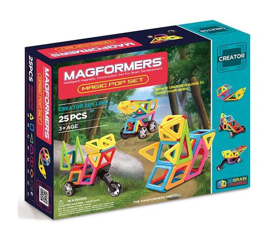 Магнитный конструктор Magformers "Magic Pop Set" 25 деталей