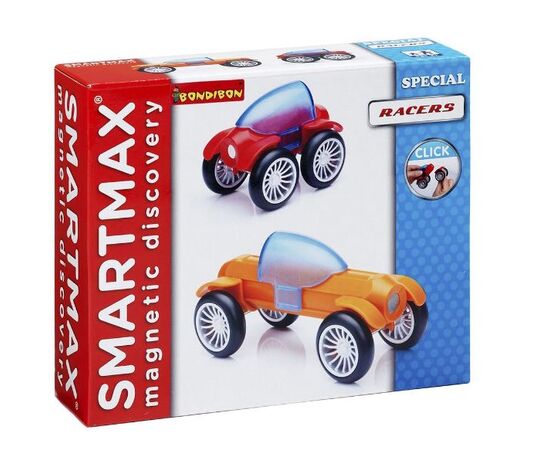 Магнитный конструктор Smartmax "Гонщики"