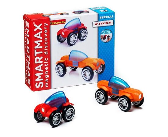 Магнитный конструктор Smartmax "Гонщики"