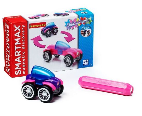 Магнитный конструктор Smartmax "Розовый и фиолетовый"