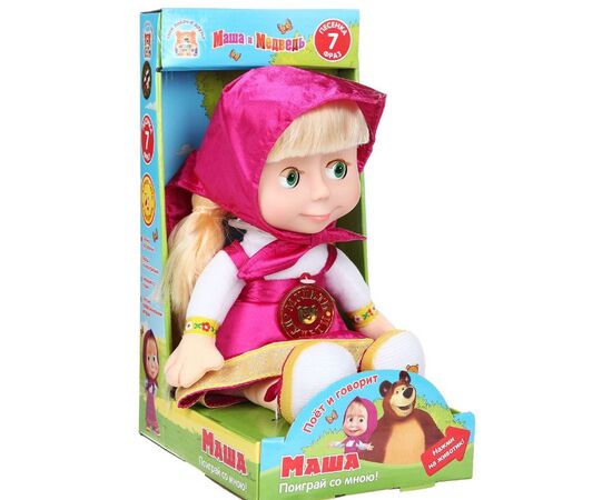 Игрушка музыкальная "Маша", песенка и 7 фраз