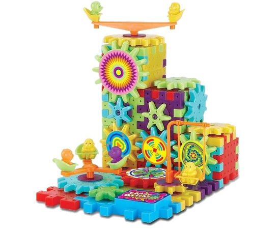 Конструктор для малышей на батарейках "Funny Bricks", 81 деталь