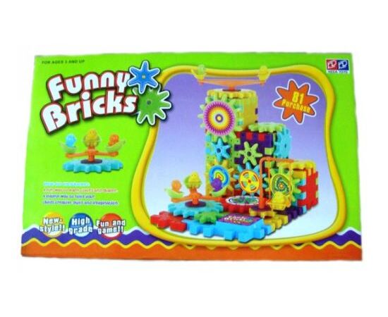 Конструктор для малышей на батарейках "Funny Bricks", 81 деталь