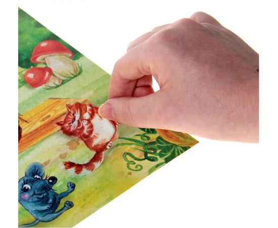 Игра - сказка "Курочка Ряба" с многоразовыми наклейками
