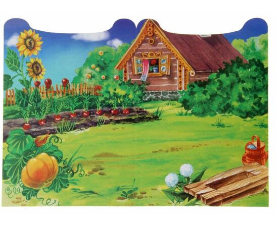 Игра - сказка "Репка" с многоразовыми наклейками