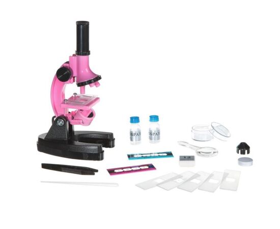 Микроскоп розовый, 15 экспериментов