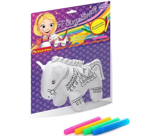 Раскрась свою игрушку "Лошадка"