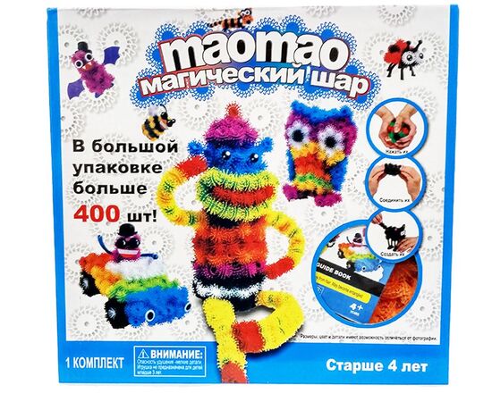 Конструктор из липучек "MaoMao" 400 деталей