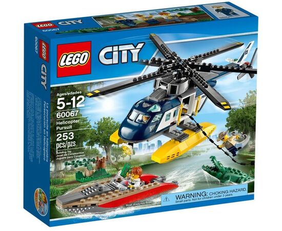 Конструктор LEGO City "Погоня на полицейском вертолете"