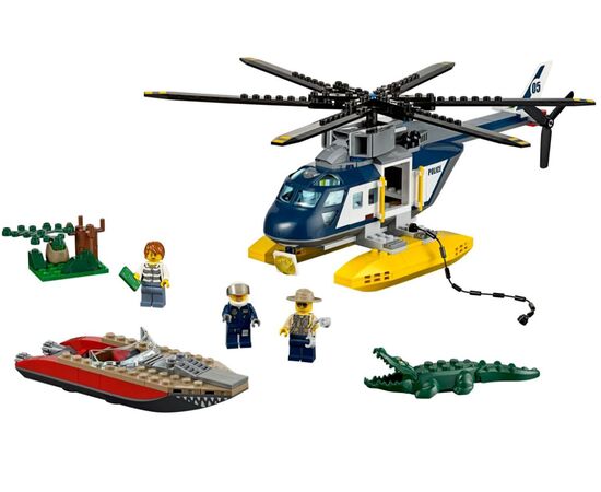 Конструктор LEGO City "Погоня на полицейском вертолете"