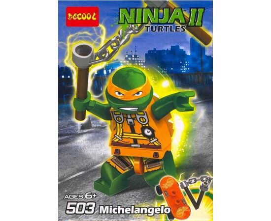 Конструктор "Ninja Turtles" Микеланджело 503