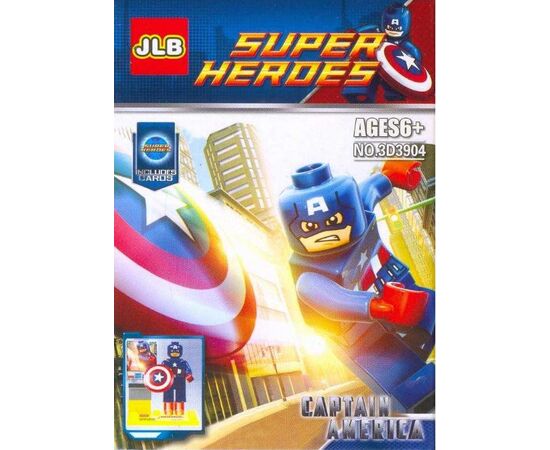 Конструктор "Super Heroes" Капитан Америка 3D3904