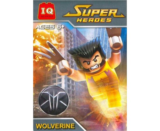 Конструктор "Super Heroes" Россомаха IQ blocks