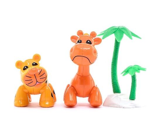 Игрушки - крутилки "Жираф и тигр"