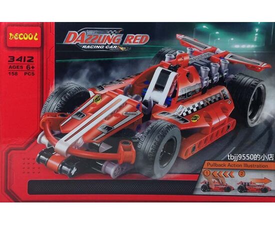 Конструктор Decool "Dazzing Red" 158 деталей