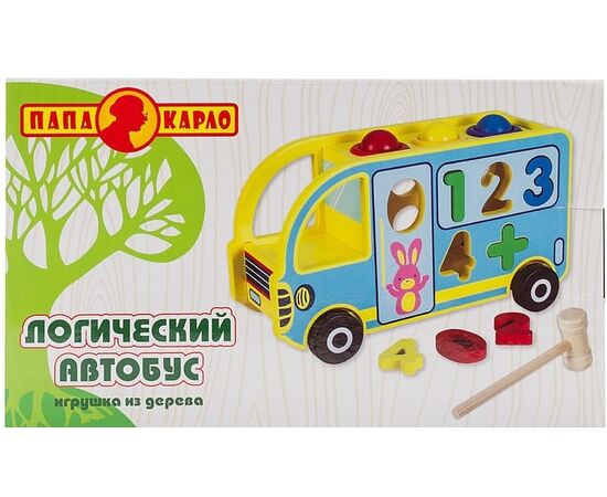 "Логический автобус" сортер+стучалка