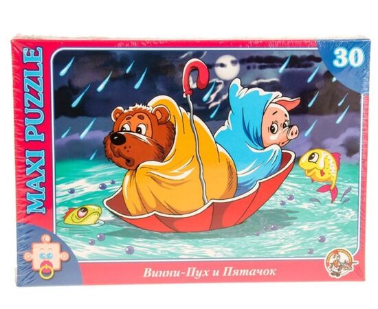 Макси - пазл "Винни-Пух и Пятачок" 30 деталей