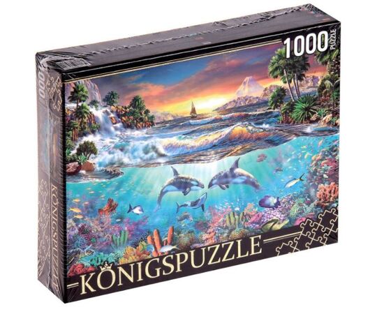 Пазл "Подводная жизнь" 1000 деталей, Konigspuzzle