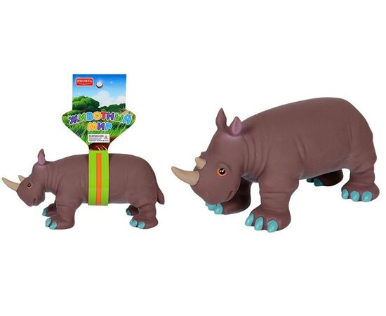 Игрушка резиновая "Носорог"