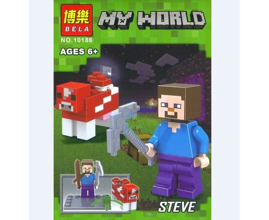 Конструктор "My world: Steve" BELA 10186